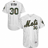 New York Mets #30 Nolan Ryan White(Blue Strip) Flexbase Collection 2016 Memorial Day Stitched Baseball Jersey Jiasu,baseball caps,new era cap wholesale,wholesale hats