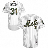New York Mets #31 Mike Piazza White(Blue Strip) Flexbase Collection 2016 Memorial Day Stitched Baseball Jersey Jiasu,baseball caps,new era cap wholesale,wholesale hats