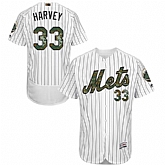New York Mets #33 Matt Harvey White(Blue Strip) Flexbase Collection 2016 Memorial Day Stitched Baseball Jersey Jiasu,baseball caps,new era cap wholesale,wholesale hats