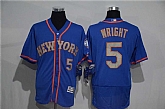 New York Mets #5 David Wright Blue-Gray 2016 Flexbase Collection Stitched Jersey,baseball caps,new era cap wholesale,wholesale hats