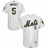 New York Mets #5 David Wright White(Blue Strip) Flexbase Collection 2016 Memorial Day Stitched Baseball Jersey Jiasu,baseball caps,new era cap wholesale,wholesale hats