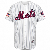 New York Mets Blank White 2016 Fashion Stars & Stripes Flexbase Stitched Baseball Jersey Jiasu,baseball caps,new era cap wholesale,wholesale hats