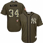 New York Yankees #34 Brian McCann Green Salute to Service Stitched Baseball Jersey Jiasu,baseball caps,new era cap wholesale,wholesale hats