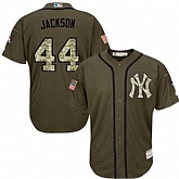 New York Yankees #44 Reggie Jackson Green Salute to Service Stitched Baseball Jersey Jiasu,baseball caps,new era cap wholesale,wholesale hats