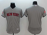 New York Yankees Customized Men's Gray USA Independence Day 2016 Flexbase Collection Stitched Jersey,baseball caps,new era cap wholesale,wholesale hats