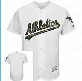 Oakland Athletics Blank White Flexbase Collection 2016 Memorial Day Stitched Baseball Jersey Jiasu,baseball caps,new era cap wholesale,wholesale hats