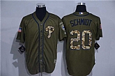 Philadelphia Phillies #20 Mike Schmidt Green Salute to Service Stitched Baseball Jersey,baseball caps,new era cap wholesale,wholesale hats