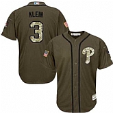 Philadelphia Phillies #3 Chuck Klein Green Salute to Service Stitched Baseball Jersey Jiasu,baseball caps,new era cap wholesale,wholesale hats