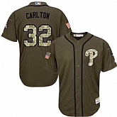 Philadelphia Phillies #32 Steve Carlton Green Salute to Service Stitched Baseball Jersey Jiasu,baseball caps,new era cap wholesale,wholesale hats