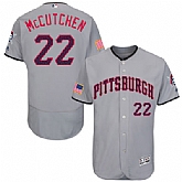 Pittsburgh Pirates #22 Andrew McCutchen Gray 2016 Fashion Stars & Stripes Flexbase Stitched Baseball Jersey Jiasu,baseball caps,new era cap wholesale,wholesale hats
