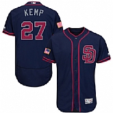 San Diego Padres #27 Matt Kemp Navy Blue 2016 Fashion Stars & Stripes Flexbase Stitched Baseball Jersey Jiasu,baseball caps,new era cap wholesale,wholesale hats