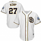 San Diego Padres #27 Matt Kemp White 2016 All Star Patch New Cool Base Stitched Jersey Jiasu,baseball caps,new era cap wholesale,wholesale hats