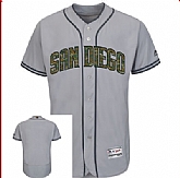 San Diego Padres Customized Gray Flexbase Collection 2016 Memorial Day Stitched Baseball Jersey,baseball caps,new era cap wholesale,wholesale hats