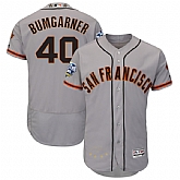 San Francisco Giants #40 Madison Bumgarner Gray 2016 All Star Flexbase Collection Signature Stitched Jersey Jiasu,baseball caps,new era cap wholesale,wholesale hats
