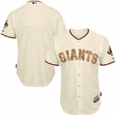 San Francisco Giants Blank Cream Camo Cool Base Stitched Baseball Jersey Jiasu,baseball caps,new era cap wholesale,wholesale hats