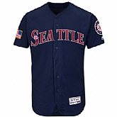 Seattle Mariners Blank Navy Blue 2016 Fashion Stars & Stripes Flexbase Stitched Baseball Jersey Jiasu,baseball caps,new era cap wholesale,wholesale hats