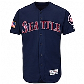 Seattle Mariners Customized Navy Blue 2016 Fashion Stars & Stripes Flexbase Stitched Baseball Jersey,baseball caps,new era cap wholesale,wholesale hats