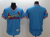 St. Louis Cardinals Blank Mitchell And Ness Blue 2016 Flexbase Collection Stitched Baseball Jersey,baseball caps,new era cap wholesale,wholesale hats