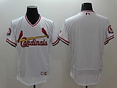 St. Louis Cardinals Blank Mitchell And Ness White 2016 Flexbase Collection Stitched Baseball Jersey,baseball caps,new era cap wholesale,wholesale hats