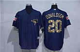 Toronto Blue Jays #20 Josh Donaldson Denim Blue Camo Stitched Baseball Jersey,baseball caps,new era cap wholesale,wholesale hats
