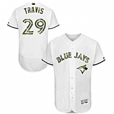 Toronto Blue Jays #29 Devon Travis White Flexbase Collection 2016 Memorial Day Stitched Baseball Jersey Jiasu,baseball caps,new era cap wholesale,wholesale hats