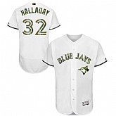 Toronto Blue Jays #32 Roy Halladay White Flexbase Collection 2016 Memorial Day Stitched Baseball Jersey Jiasu,baseball caps,new era cap wholesale,wholesale hats