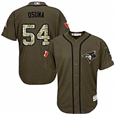 Toronto Blue Jays #54 Roberto Osuna Canada Flag Green Salute to Service Stitched Baseball Jersey Jiasu,baseball caps,new era cap wholesale,wholesale hats