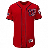 Washington Nationals Customized Scarlet 2016 Fashion Stars & Stripes Flexbase Stitched Baseball Jersey,baseball caps,new era cap wholesale,wholesale hats