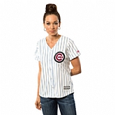 Women Chicago Cubs Blank White 2016 Fashion Stars & Stripes New Cool Base Stitched Baseball Jersey Jiasu,baseball caps,new era cap wholesale,wholesale hats