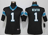 Women Limited Nike Carolina Panthers #1 Newton Black Stitched Jersey,baseball caps,new era cap wholesale,wholesale hats