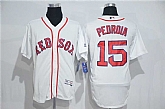 Boston Red Sox #15 Dustin Pedroia White 2016 Flexbase Collection Stitched Jersey,baseball caps,new era cap wholesale,wholesale hats
