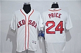 Boston Red Sox #24 David Price White 2016 Flexbase Collection Stitched Jersey,baseball caps,new era cap wholesale,wholesale hats