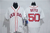 Boston Red Sox #50 Mookie Betts White 2016 Flexbase Collection Stitched Jersey,baseball caps,new era cap wholesale,wholesale hats