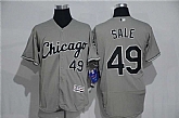 Chicago White Sox #49 Chris Sale Gray 2016 Flexbase Collection Stitched Jersey,baseball caps,new era cap wholesale,wholesale hats