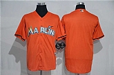Florida Marlins Blank Orange New Cool Base Stitched Baseball Jersey,baseball caps,new era cap wholesale,wholesale hats