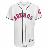 Houston Astros Customized Men's White 2016 Mother's Day Flexbase Collection Stitched Baseball Jersey,baseball caps,new era cap wholesale,wholesale hats
