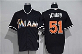 Miami Marlins #51 Ichiro Black New Cool Base Stitched Baseball Jersey,baseball caps,new era cap wholesale,wholesale hats