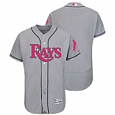 Tampa Bay Rays Blank Gray Road 2016 Mother's Day Flexbase Collection Stitched Baseball Jersey Jiasu,baseball caps,new era cap wholesale,wholesale hats