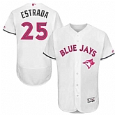Toronto Blue Jays #25 Marco Estrada White Flexbase Collection 2016 Mother's Day Stitched Baseball Jersey Jiasu,baseball caps,new era cap wholesale,wholesale hats