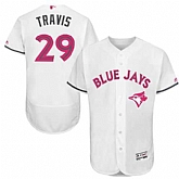 Toronto Blue Jays #29 Devon Travis White Flexbase Collection 2016 Mother's Day Stitched Baseball Jersey Jiasu,baseball caps,new era cap wholesale,wholesale hats