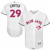 Toronto Blue Jays #29 Joe Carter White Flexbase Collection 2016 Mother's Day Stitched Baseball Jersey Jiasu,baseball caps,new era cap wholesale,wholesale hats