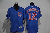 Women Chicago Cubs #12 Kyle Schwarber Blue 2016 Flexbase Collection Stitched Jersey,baseball caps,new era cap wholesale,wholesale hats