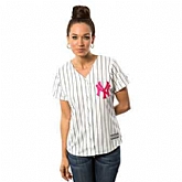 Women New York Yankees Blank White Home 2016 Mother's Day Flexbase Collection Stitched Baseball Jersey Jiasu,baseball caps,new era cap wholesale,wholesale hats