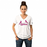 Women St. Louis Cardinals Blank White 2016 Mother's Day Flexbase Collection Stitched Baseball Jersey Jiasu,baseball caps,new era cap wholesale,wholesale hats