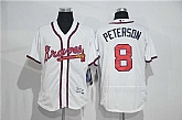 Atlanta Braves #8 Peterson White 2016 Flexbase Collection Stitched Baseball Jersey,baseball caps,new era cap wholesale,wholesale hats