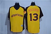 Baltimore Orioles #13 Manny Machado Gold 2016 All Star American League Stitched Jersey,baseball caps,new era cap wholesale,wholesale hats