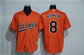 Baltimore Orioles #8 Cal Ripken Orange New Cool Base Stitched Baseball Jersey,baseball caps,new era cap wholesale,wholesale hats