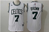Boston Celtics #7 Brown Revolution 30 White Swingman Stitched NBA Jersey,baseball caps,new era cap wholesale,wholesale hats