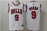 Chicago Bulls #9 Rondo White Revolution 30 Swingman Stitched NBA Jersey,baseball caps,new era cap wholesale,wholesale hats
