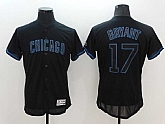 Chicago Cubs #17 Kris Bryant Black Fashion Flexbase Collection Stitched Jersey,baseball caps,new era cap wholesale,wholesale hats